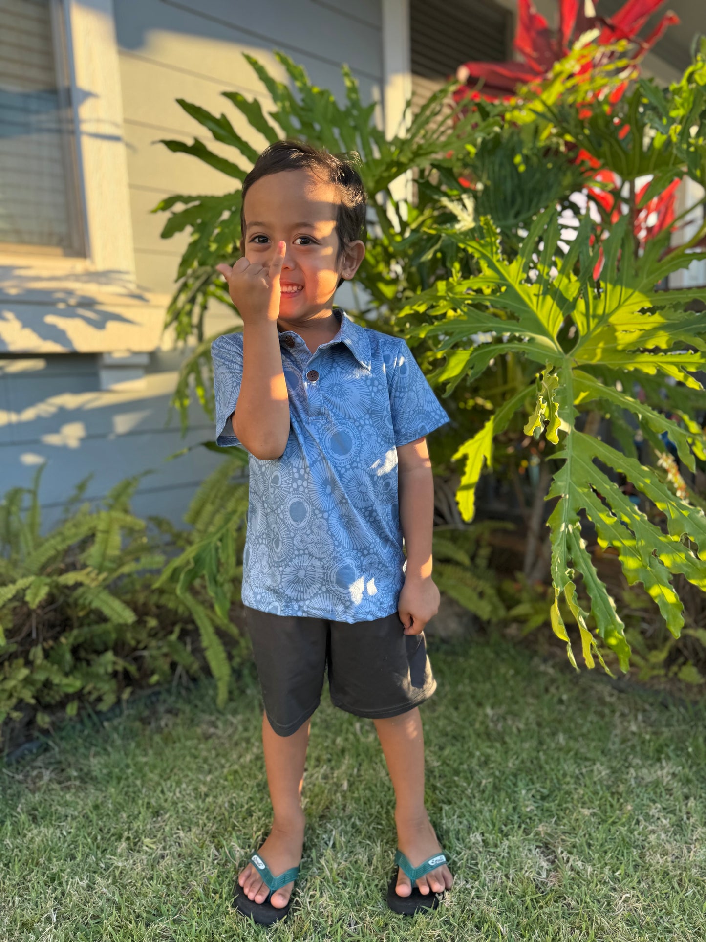 Opihi Mouse Collared Shirt