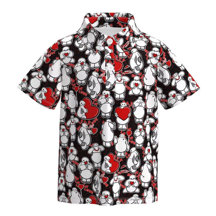 Healthcare Robot Collared Shirt