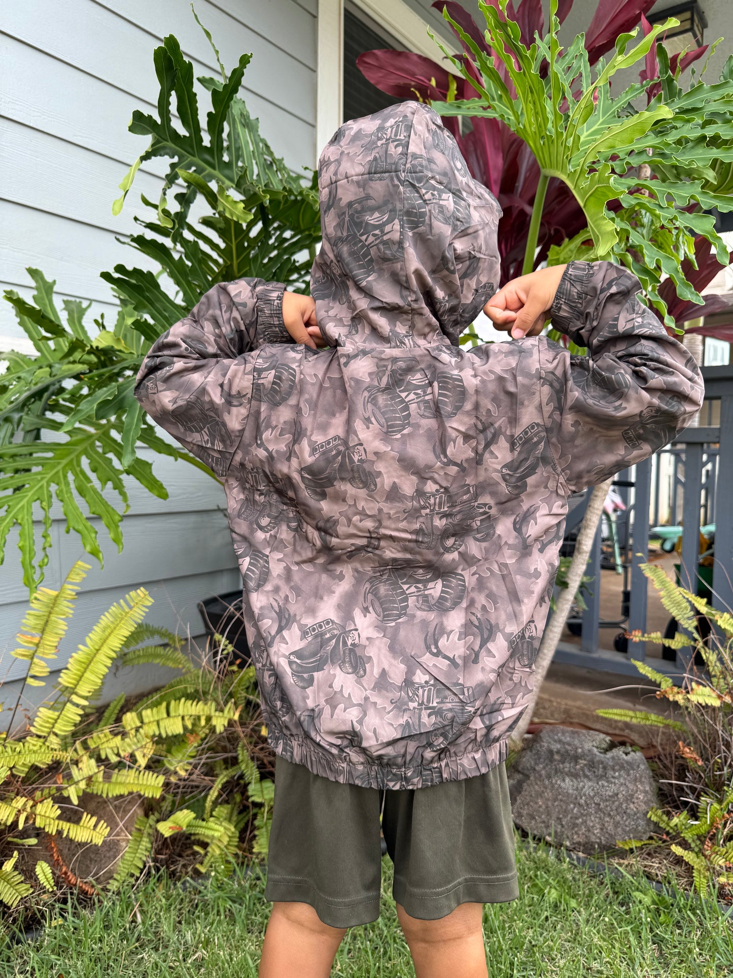 Camo Cars Windbreaker